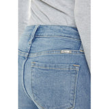 Kancan Mid Rise Capri Jean Pants