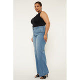 Kancan Plus High Rise Trouser Wide Leg Jeans