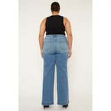 Kancan Plus High Rise Trouser Wide Leg Jeans