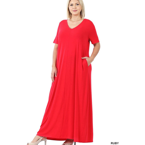 Red maxi Dress
