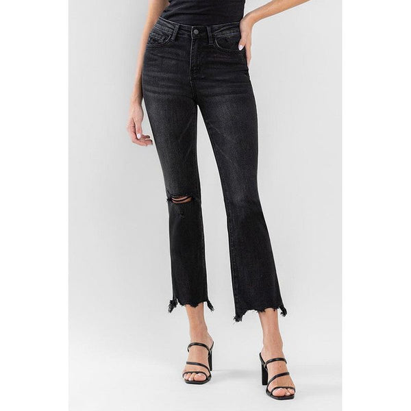 Flying Monkey High Rise Ankle Bootcut Jeans