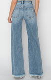 Risen button down wide leg jean 5412