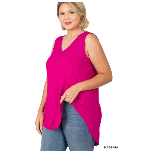 Perfect Basic magenta  buttery soft tank