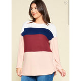 Soft colorblock sweater