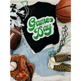 Sync Logic - Big Game Day Retro Glitter Tee