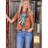 Callie Ann Stelter Watercolor Headdress Tee