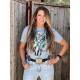 Callie Ann Stelter Watercolor Headdress Tee