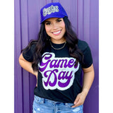 Sync Logic - Big Game Day Retro Glitter Tee