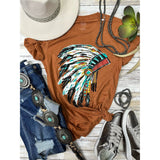 Callie Ann Stelter Watercolor Headdress Tee