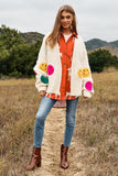 The Fuzzy Smile Long Bell Sleeve Knit Cardigan