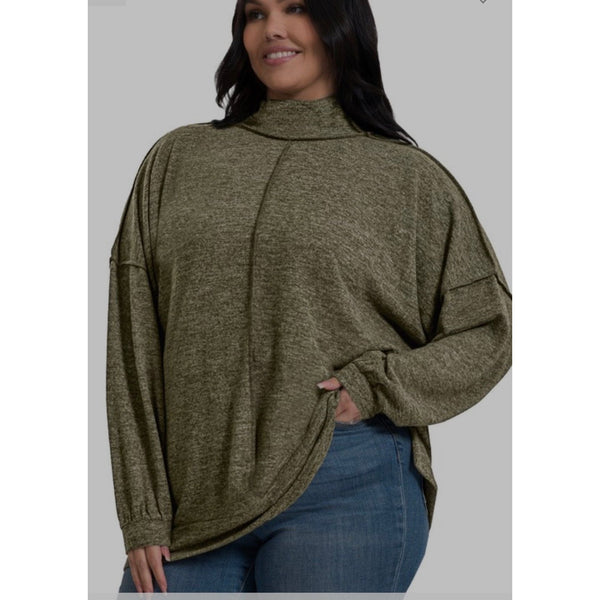 Olive super soft sweater