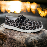 Grey leopard Bongo sneakers