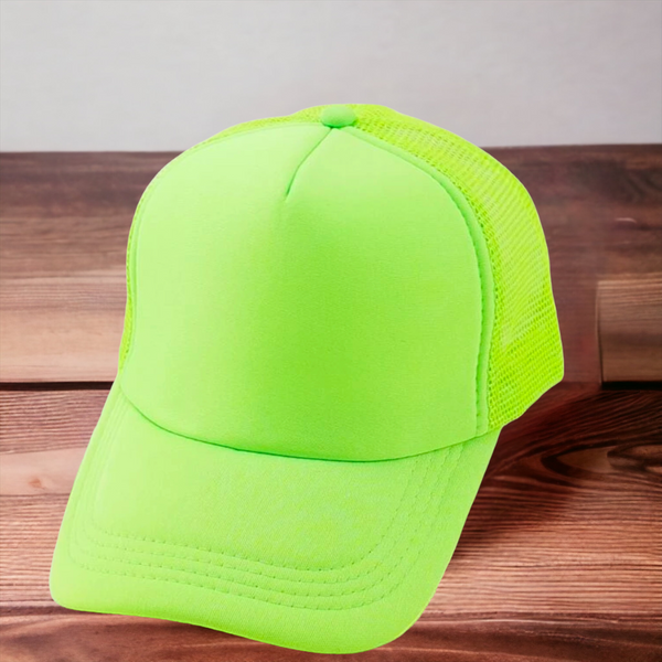 Neon green cap